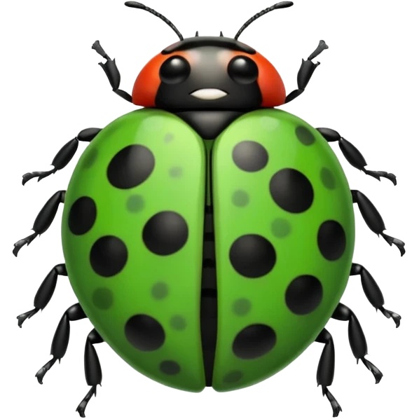 green ladybug emoji