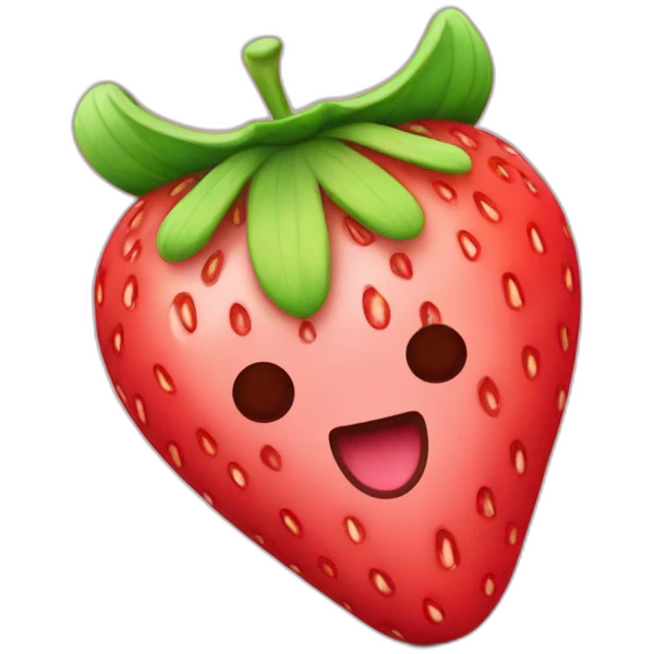 Trolli Strawberry  emoji