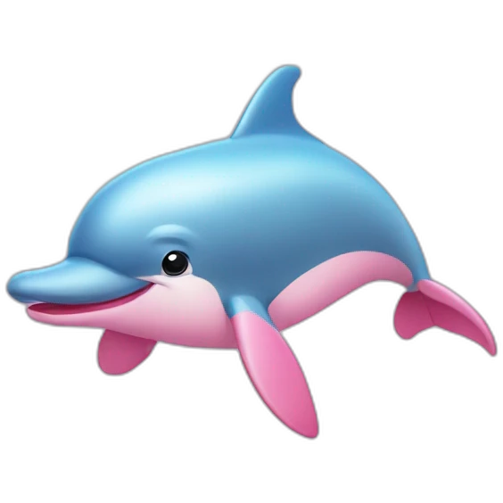 pink dolphin emoji
