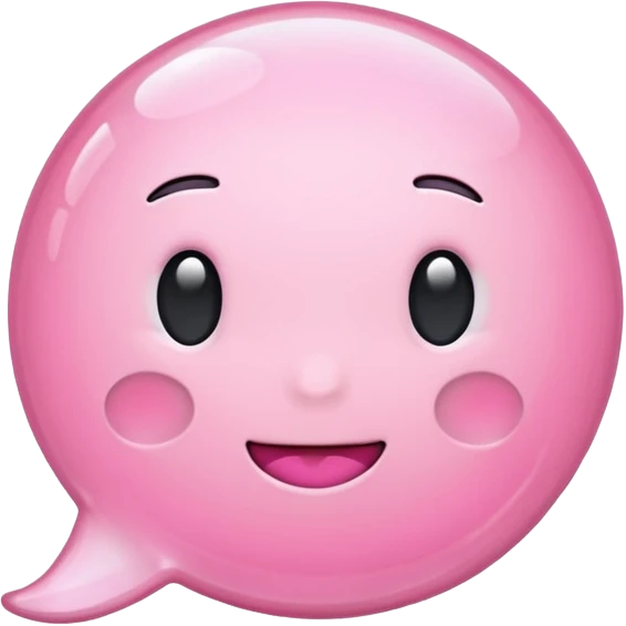 mix color pinks text message emoji