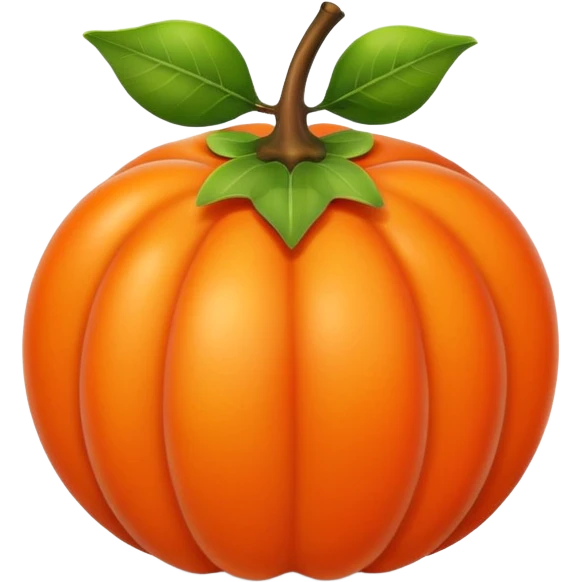 persimmon emoji