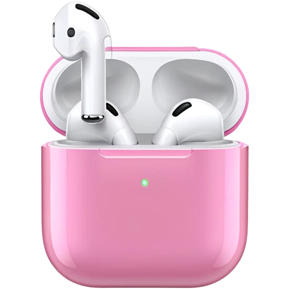 Pink AirPod max emoji