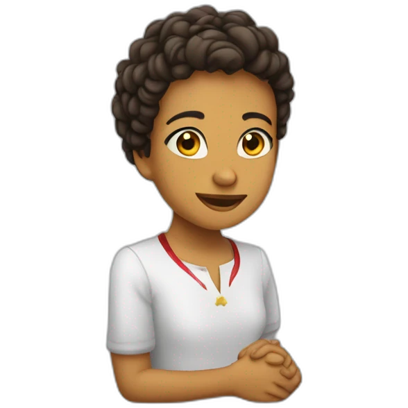 carol no espaço emoji