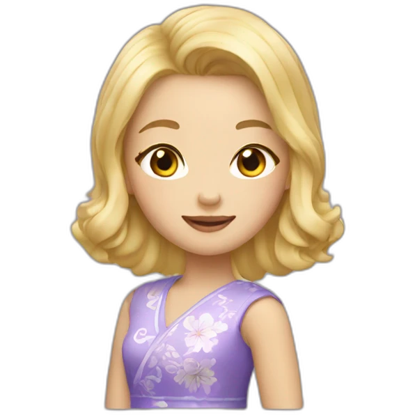 Chinois blond emoji