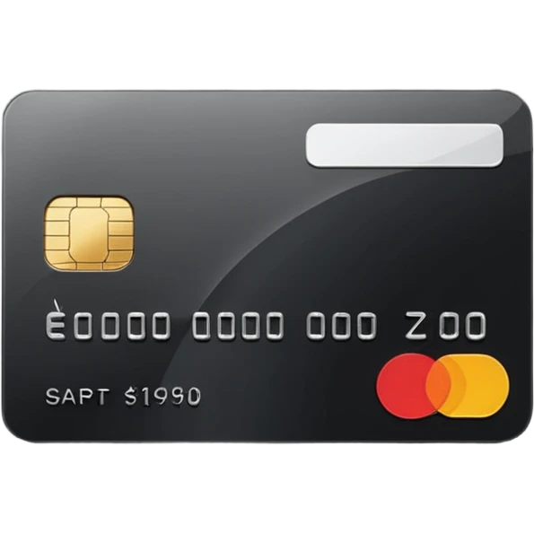 black credit card, no text emoji