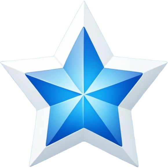 11 corner blue star with white tick on it emoji