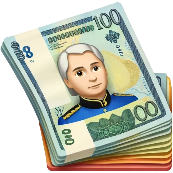 100 russian rubles emoji