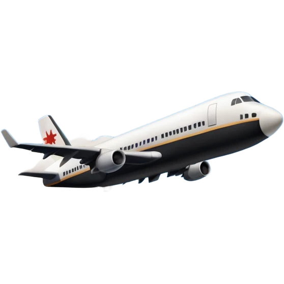 Twin towers with an airplane emoji