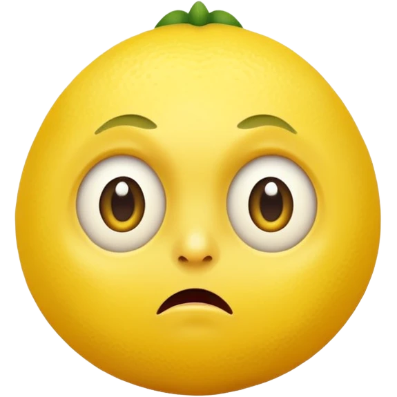 Limón asustado  emoji