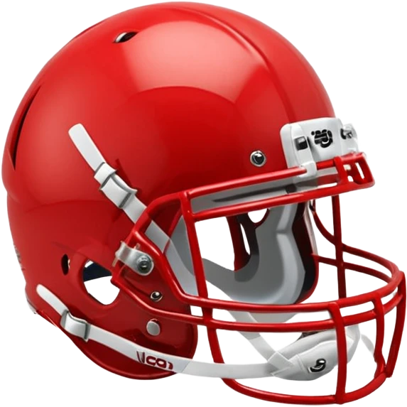 in a shade of red college football helmets emoji