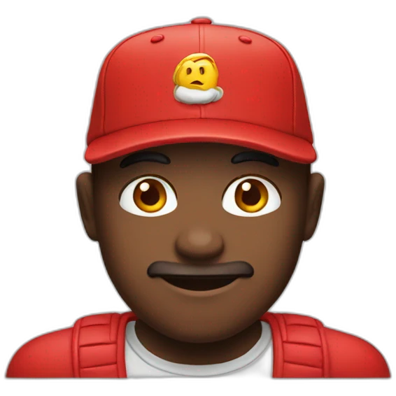 red only cap emoji