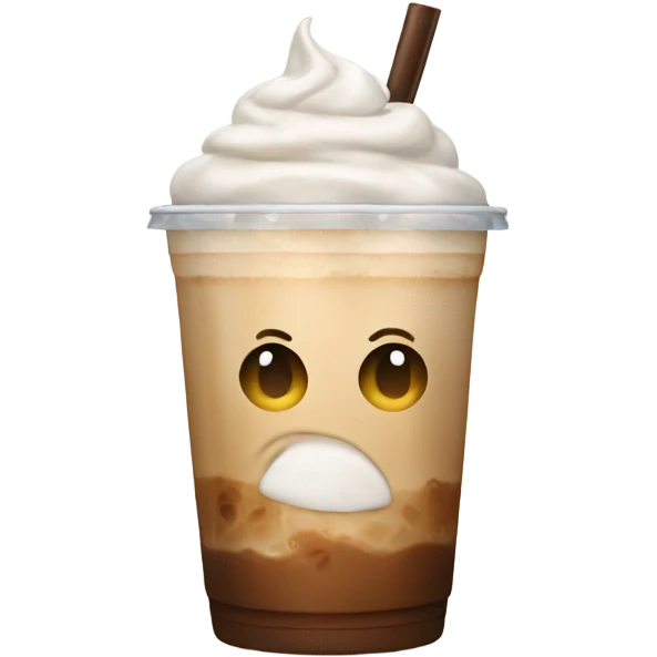 iced latte emoji