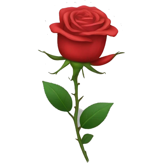 rose rouge emoji