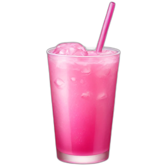Pink drink  emoji
