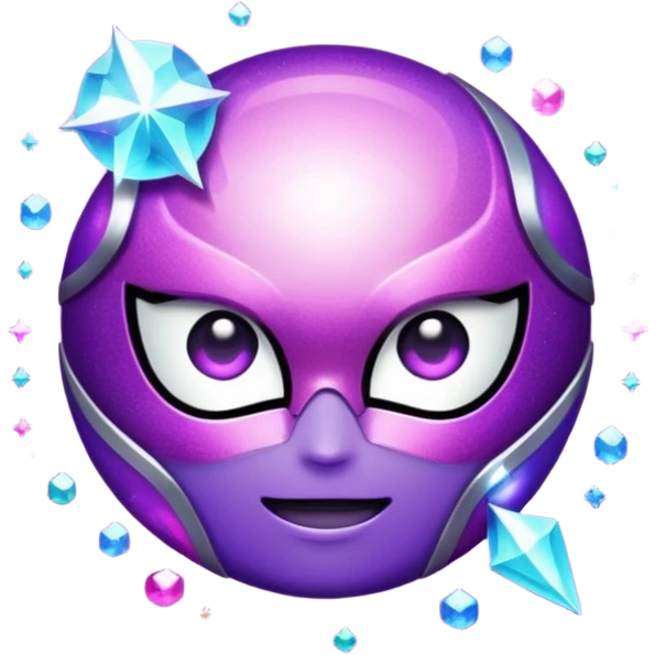 glitter purple marvel emoji