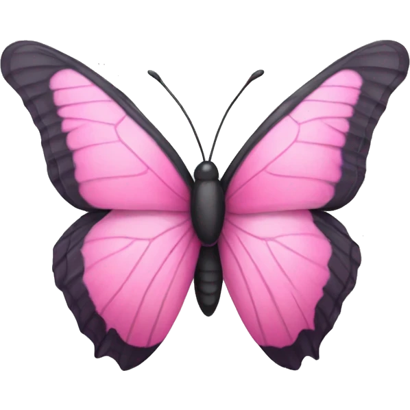 Pink butterfly  emoji