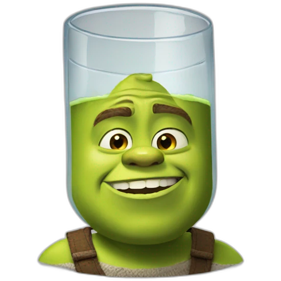 shrek glass  emoji