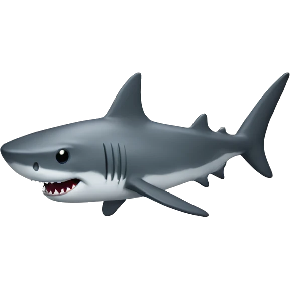 Cap shark emoji