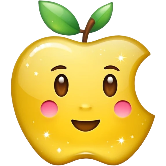 Only sparkles emoji (✨),
no face, no human, no character,
Apple iOS emoji style, simple, minimal emoji