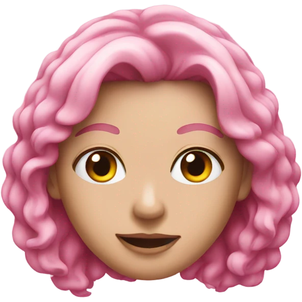 Pink emoji