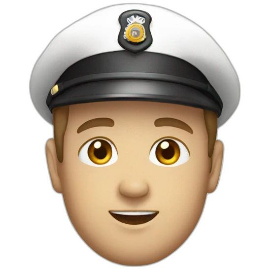 Deck officer emoji
