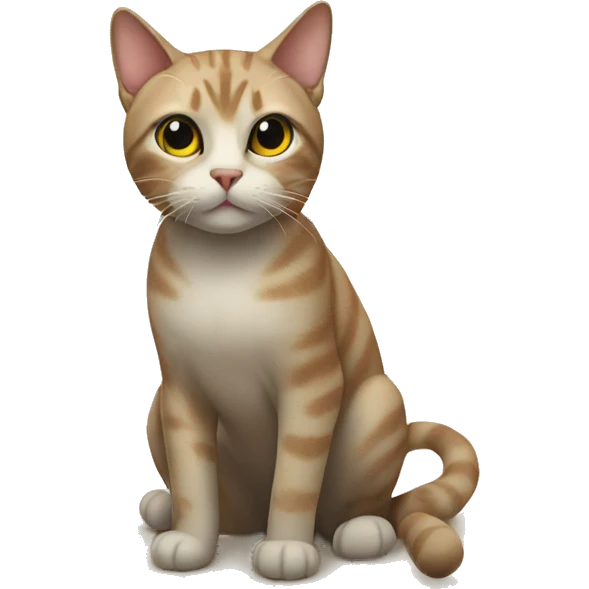 Cat at the beach emoji