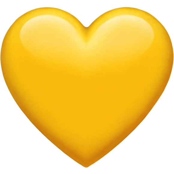 yellow heart with a velvet texture emoji