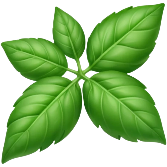 one basil leaf emoji