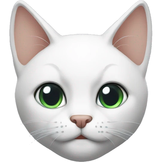 Muscular white male cat emoji