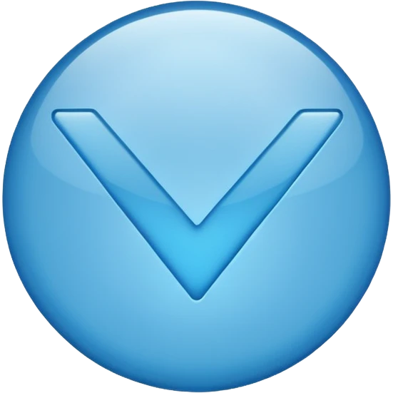 Blue check mark emoji