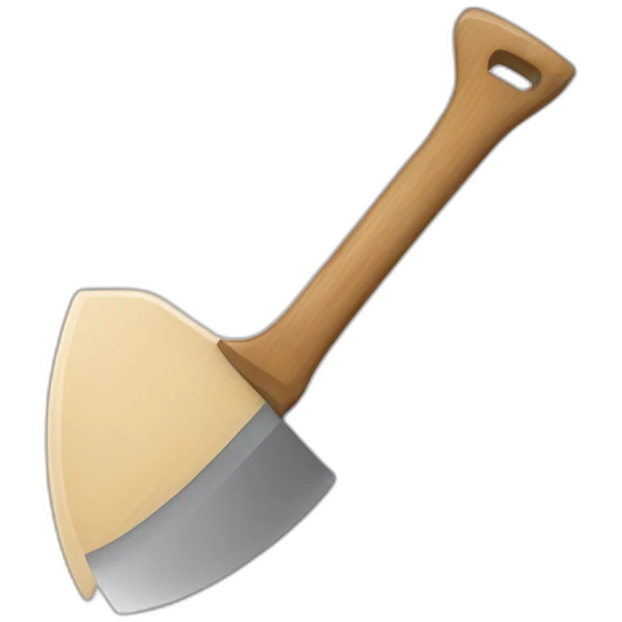axe pick cartoon emoji