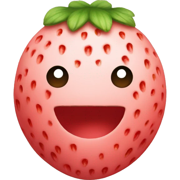 strawberry mochi  emoji