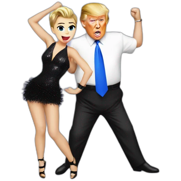 mileycyrus-dancing-with-trump emoji