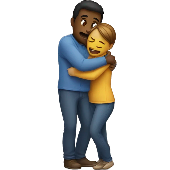 hug MAN AND WOMAN emoji