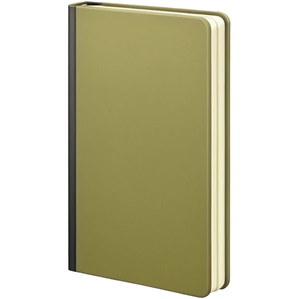 Light olive notebook emoji