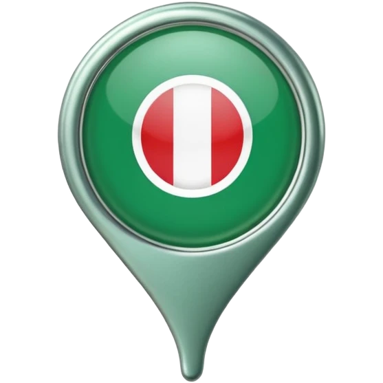 location pin Italy green emoji