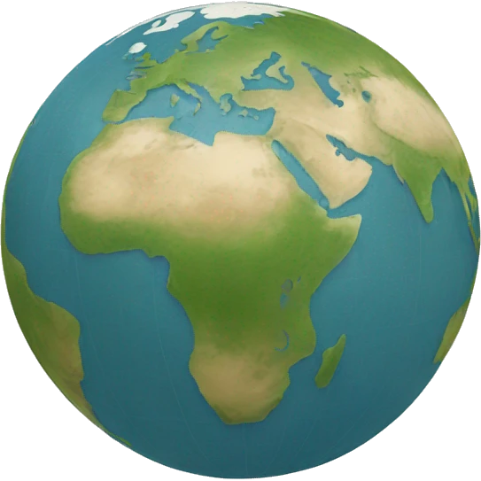  Globe With Meridians emoji