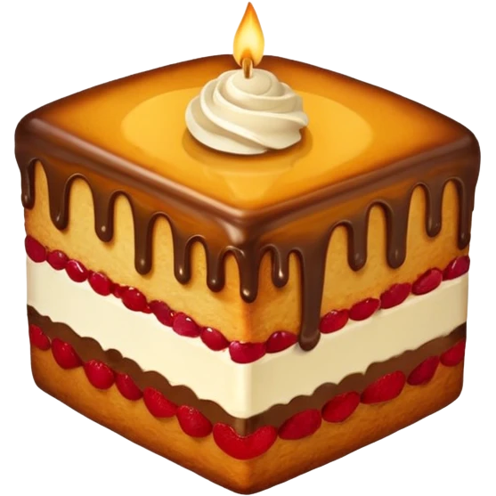 pedaco de torta dentro do forno emoji