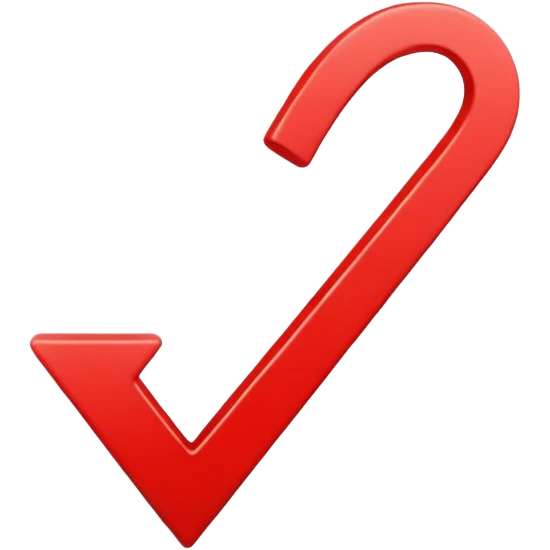 red checkmark emoji