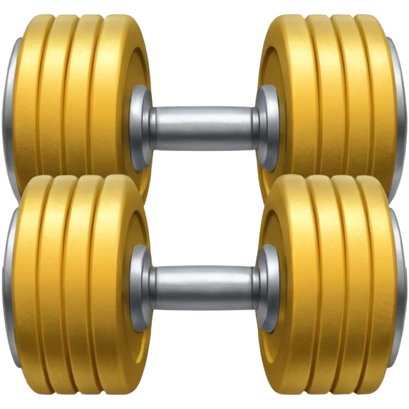 singular dumbbell emoji
