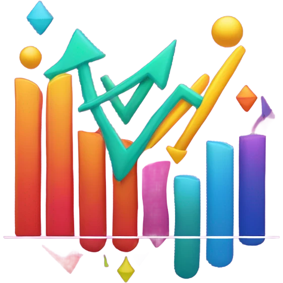 vaporware color theme, stock price going up emoji