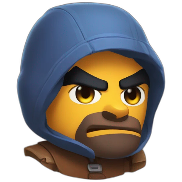 Corbac de Brawl stars qui fait caca emoji