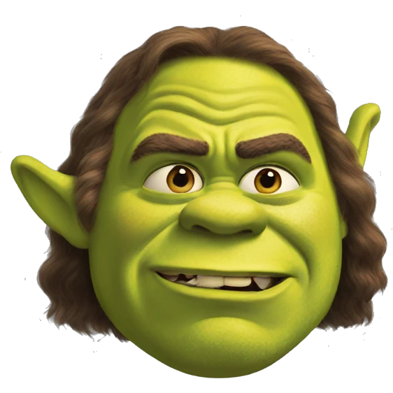 shrek I don't know meme emoji