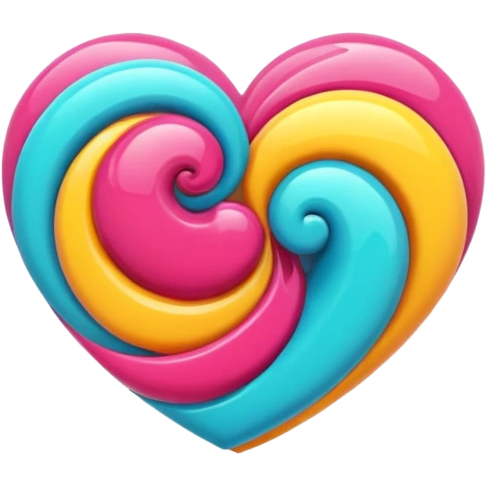 Heart of the spring colors emoji