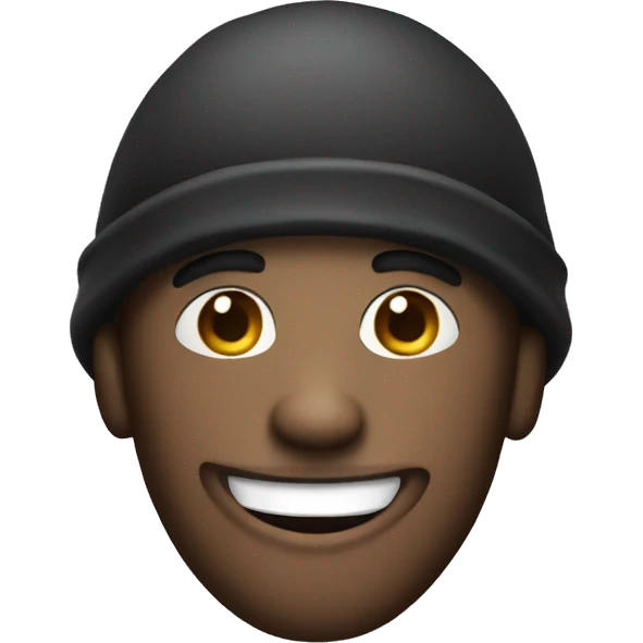 Robber with a smile emoji