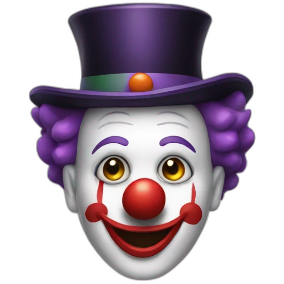 halloween clown emoji