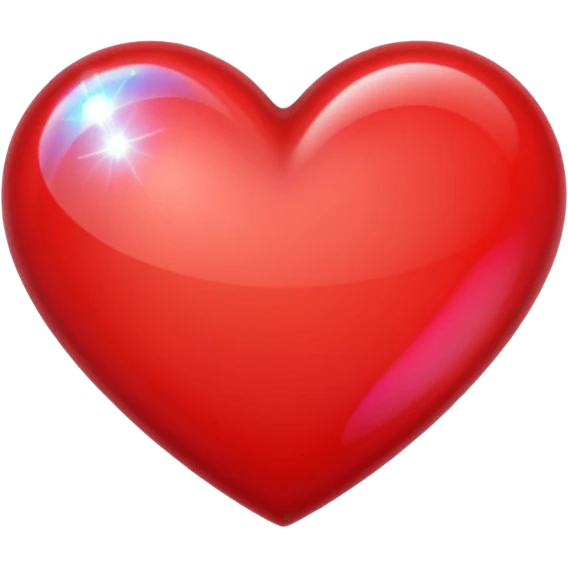 heart with a holographic outline emoji