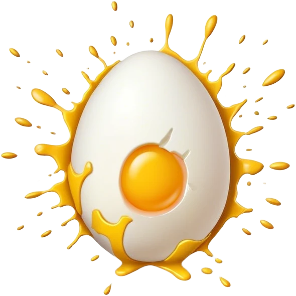 exploding egg emoji
