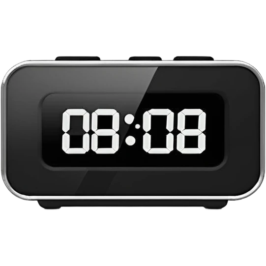 rectangular digital alarm clock emoji