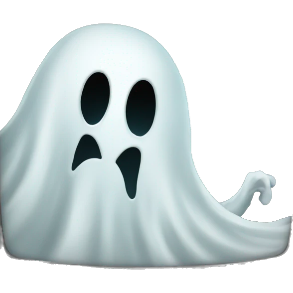 ghost crawling out of tv emoji
